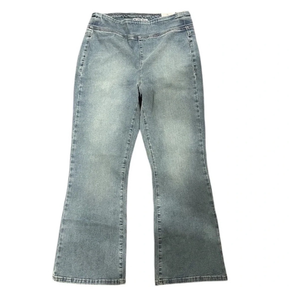 Free People We The Free In My Feelings Cropped Boot Cut Jeans Small NWT - Picture 11 of 11